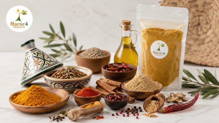 أشهر انواع البهارات المغربية الأصيلة في المنتجات المغربية