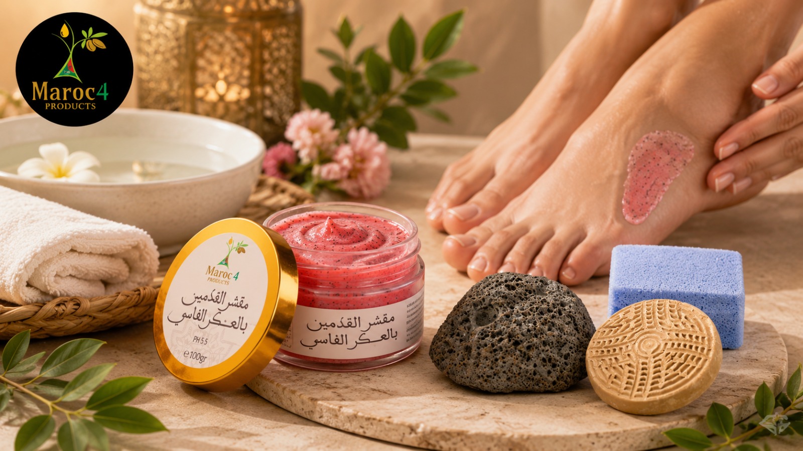 طرق العناية بالقدمين المتشققة