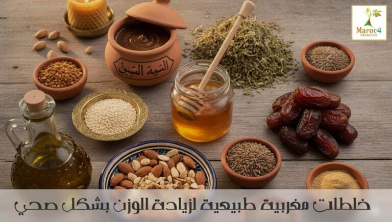 خلطات مغربية طبيعية لزيادة الوزن بشكل صحي