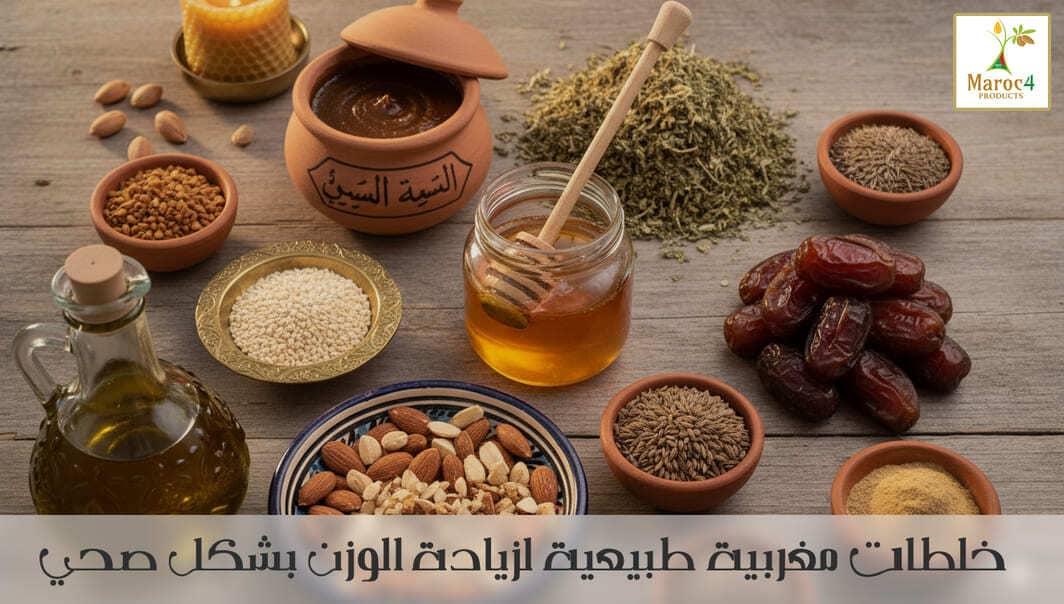 خلطات مغربية طبيعية لزيادة الوزن بشكل صحي