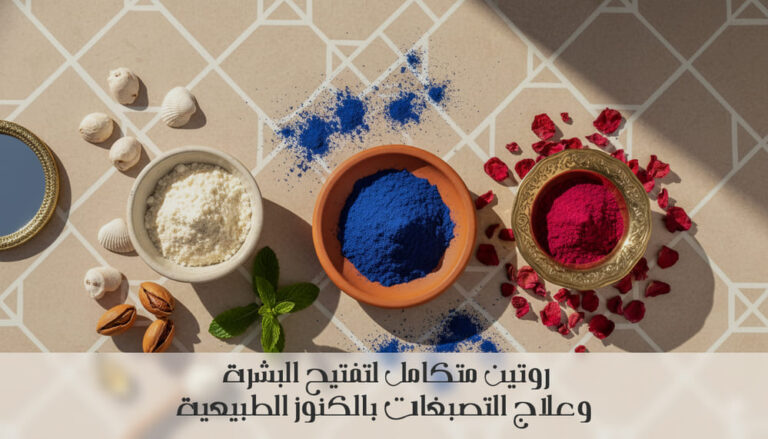 تفتيح البشرة بالمنتجات المغربية
