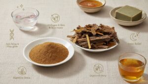 أسرار عشبة عود غريس المغربية: روتينك المتكامل للشباب الدائم والصحة الباطنية