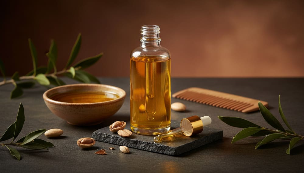 زيت الأركان للشعر