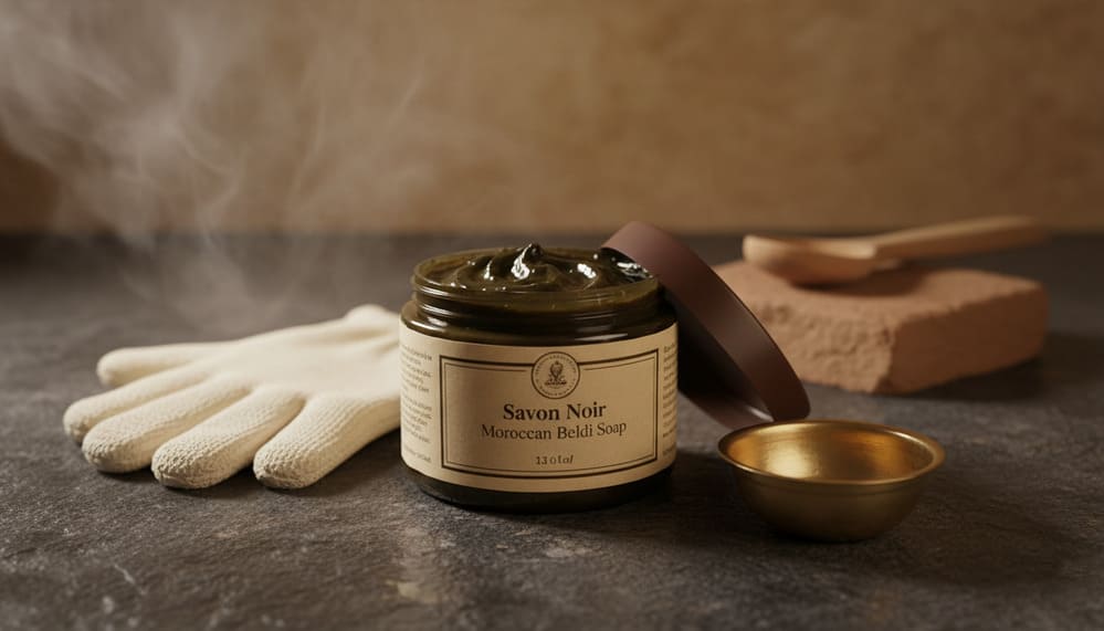 لصابون المغربي الأسود