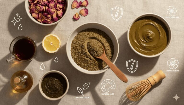 الحناء المغربية للشعر: 4 منتجات طبيعية لشعر مكثف ولون يدوم